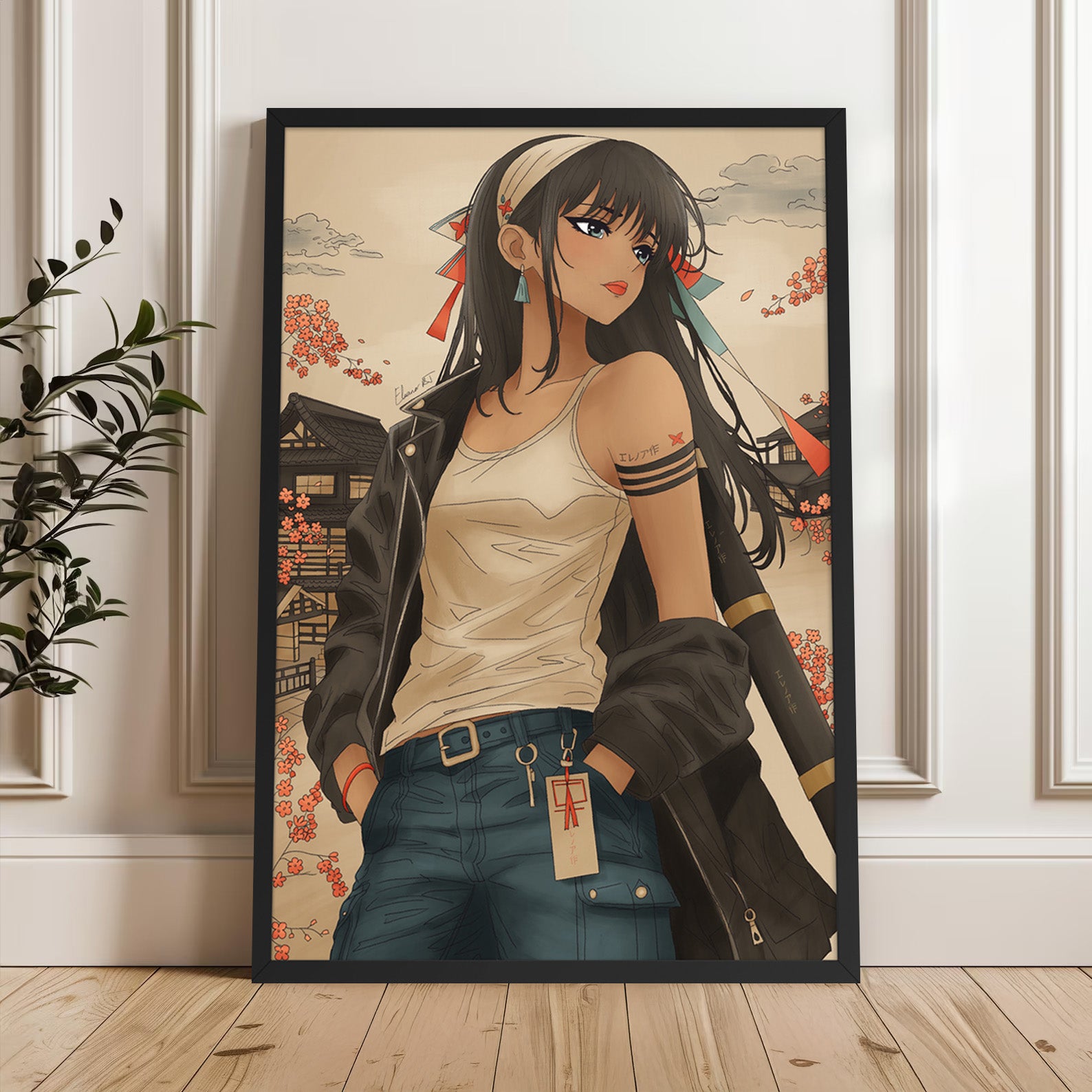 Framed Anime Character Print | Manga Wall Art