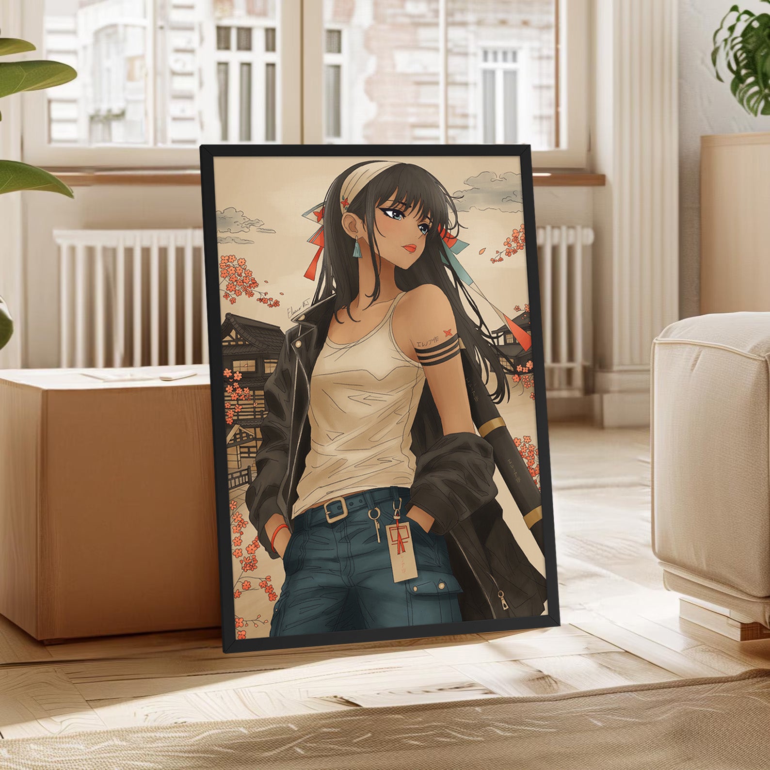 Framed Anime Character Print | Manga Wall Art