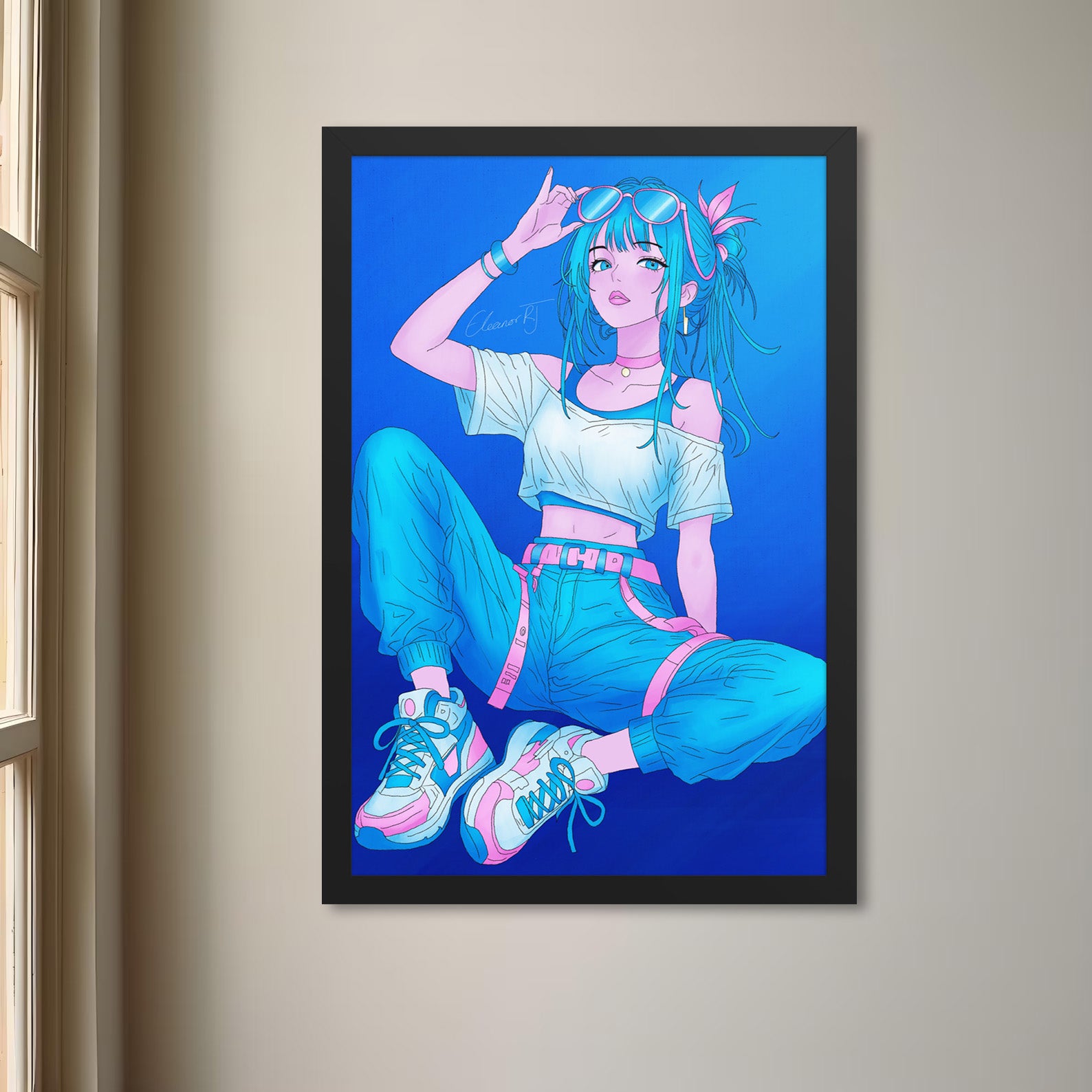 Framed Anime Character Print | Manga Wall Art