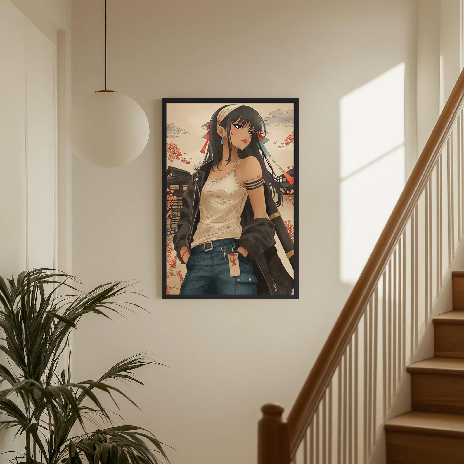 Framed Anime Character Print | Manga Wall Art