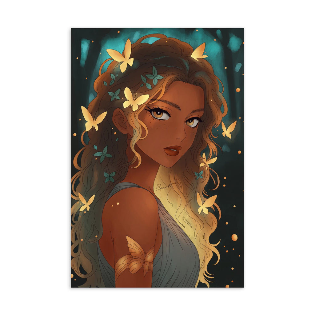 Illustrated Manga Zodiac Postcards | Anime Art Portraits | Blank Inside