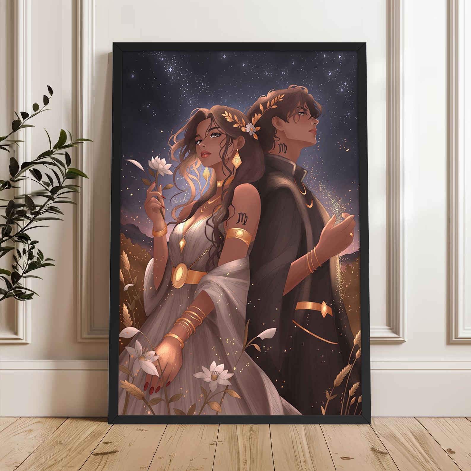 Anime Character Framed Art Prints | Manga Wall Art | Artwork A5-A1