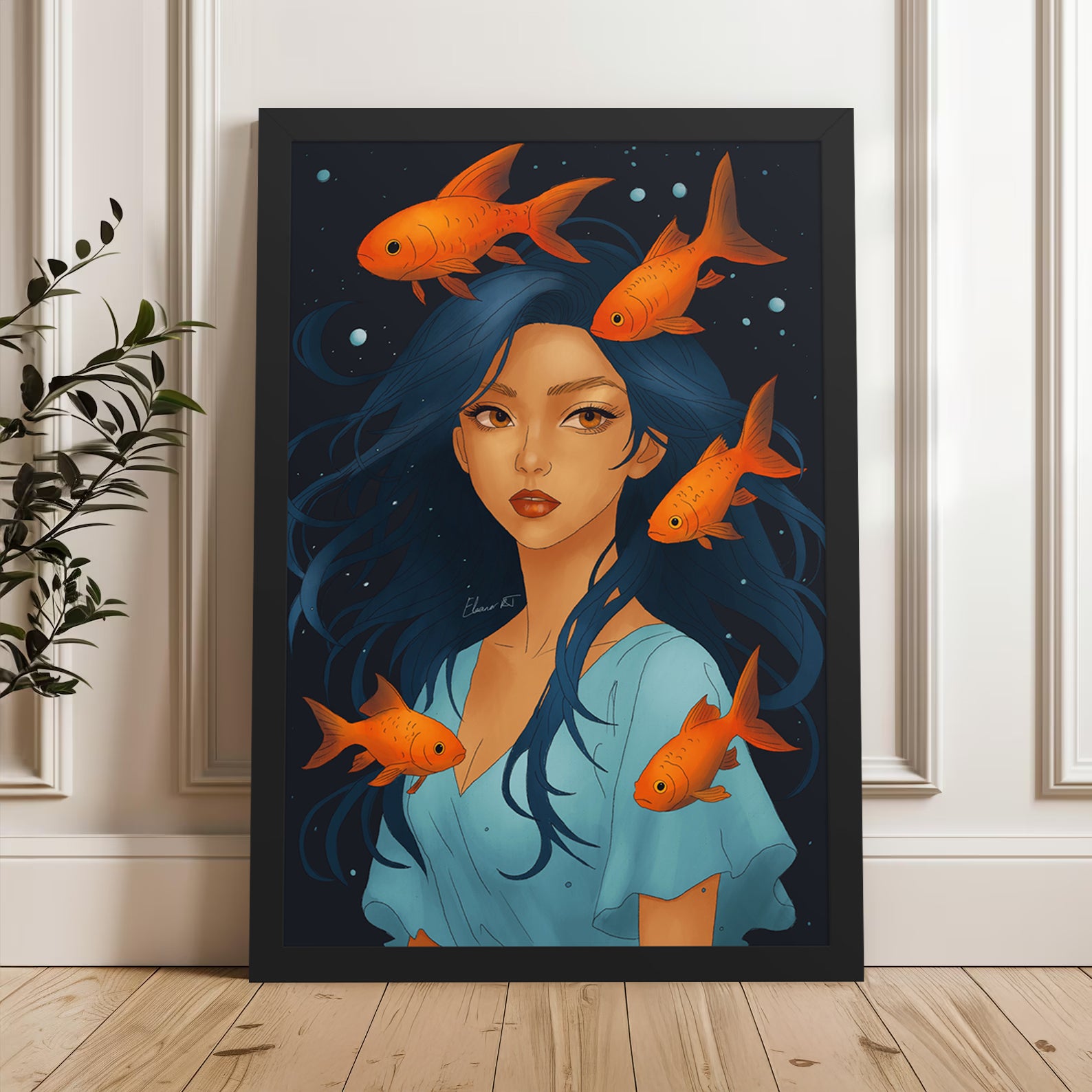Anime Character Framed Art Prints | Manga Wall Art | Artwork A5-A1