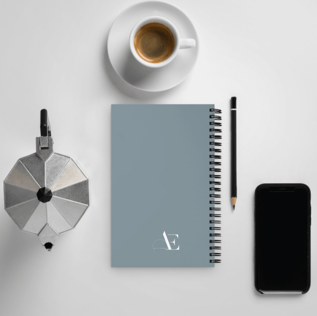 Manga Character Journal | Hand Illustrated Spiral Notebook | Anime Character Art