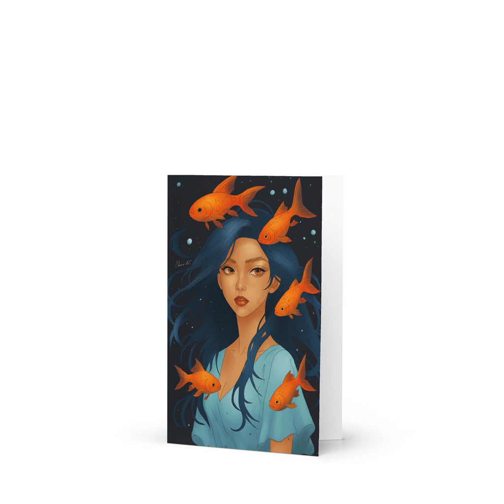 Illustrated Manga Zodiac Greeting Cards | Anime Art Portraits | Blank Inside