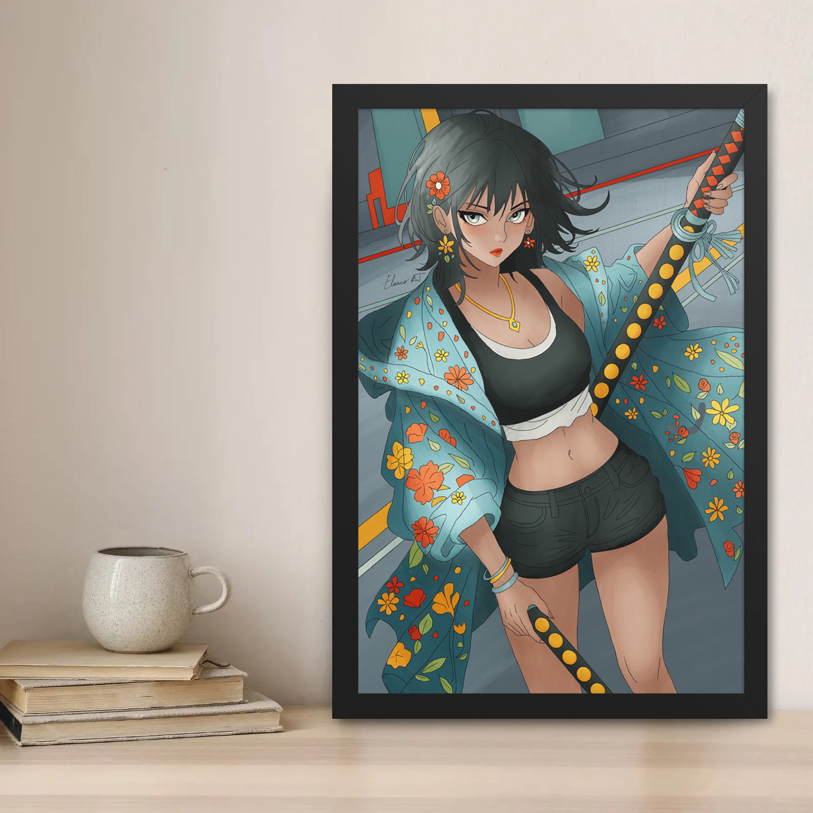 Framed Anime Character Print | Manga Wall Art