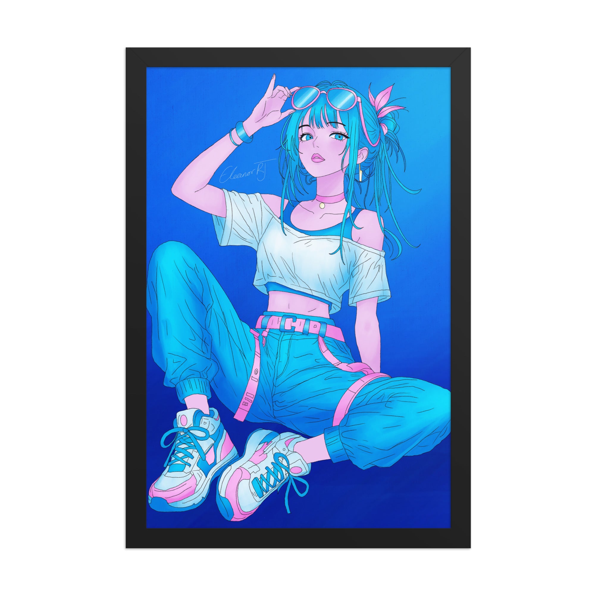 Framed Anime Character Print | Manga Wall Art