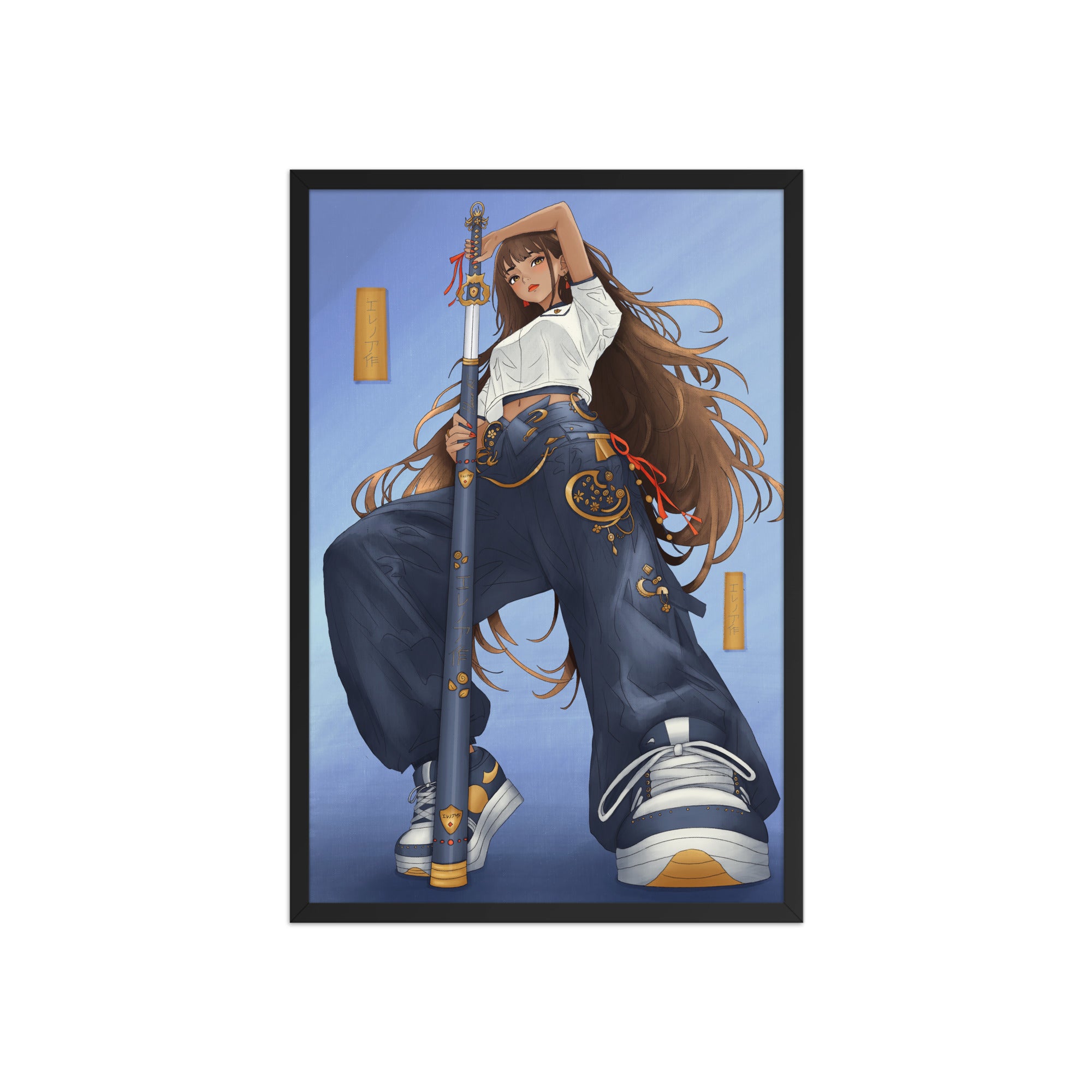 Framed Anime Character Print | Manga Wall Art