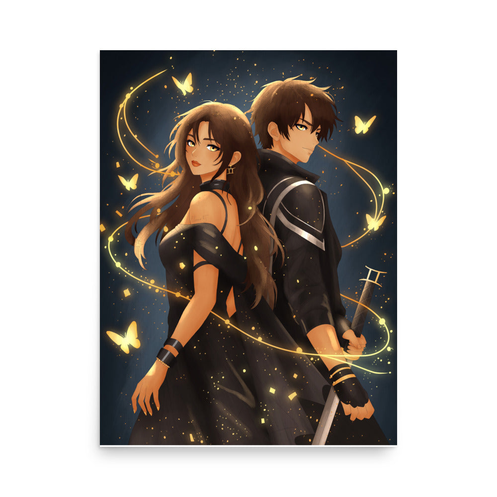 Anime Character Framed Art Prints | Manga Wall Art | Artwork A5-A1