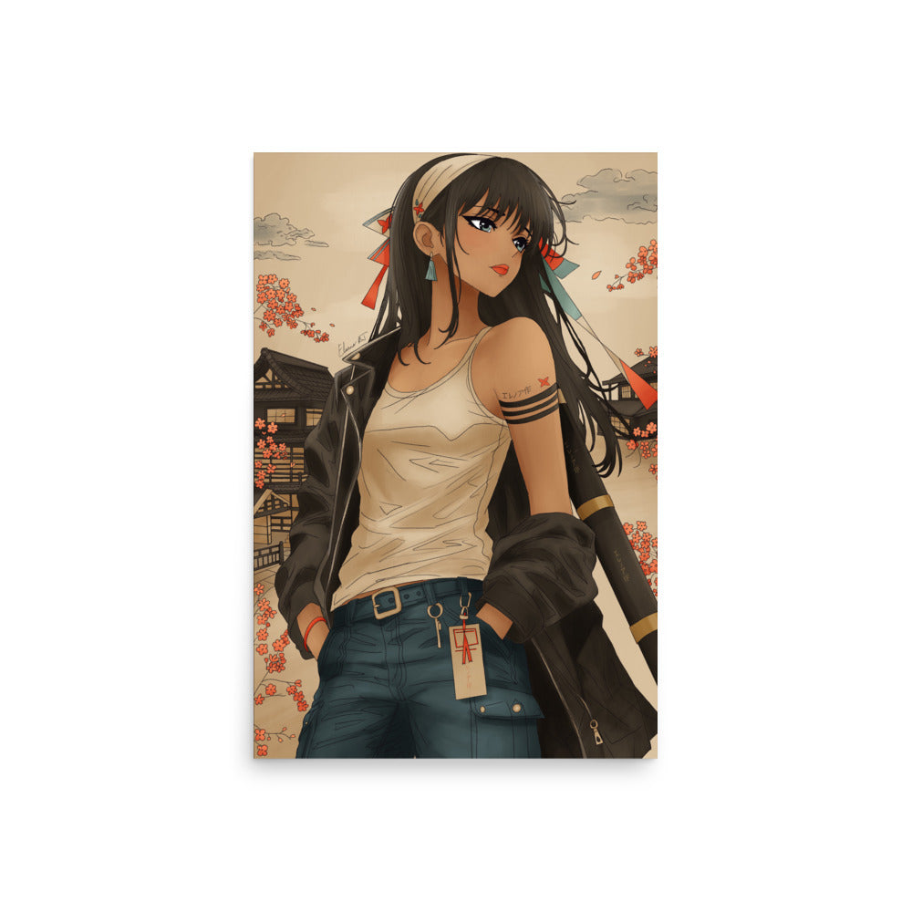 Framed Anime Character Print | Manga Wall Art