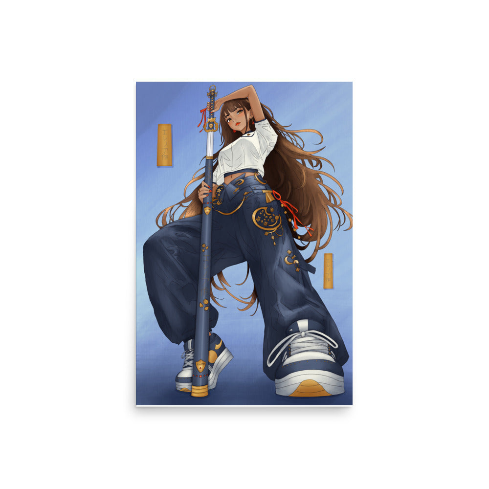 Anime Character Framed Art Prints | Manga Wall Art | Artwork A5-A1