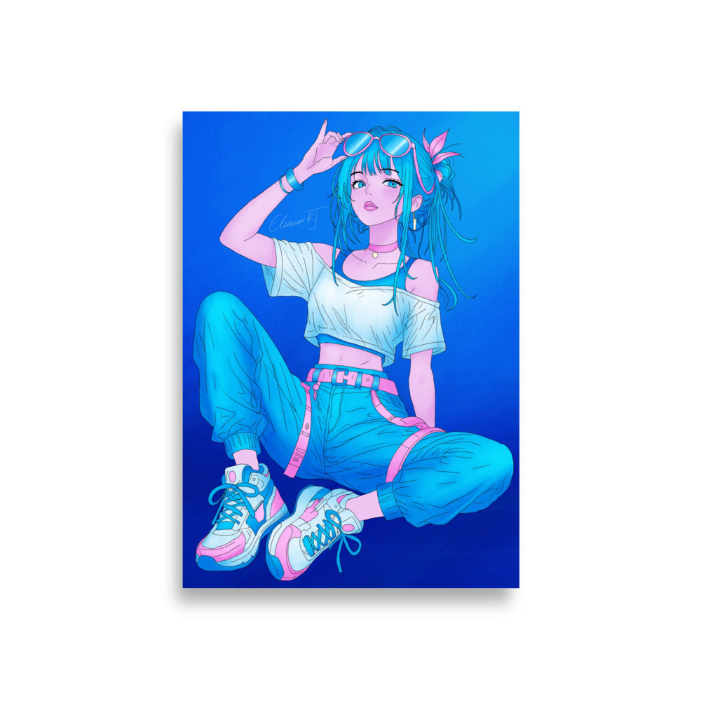 Framed Anime Character Print | Manga Wall Art