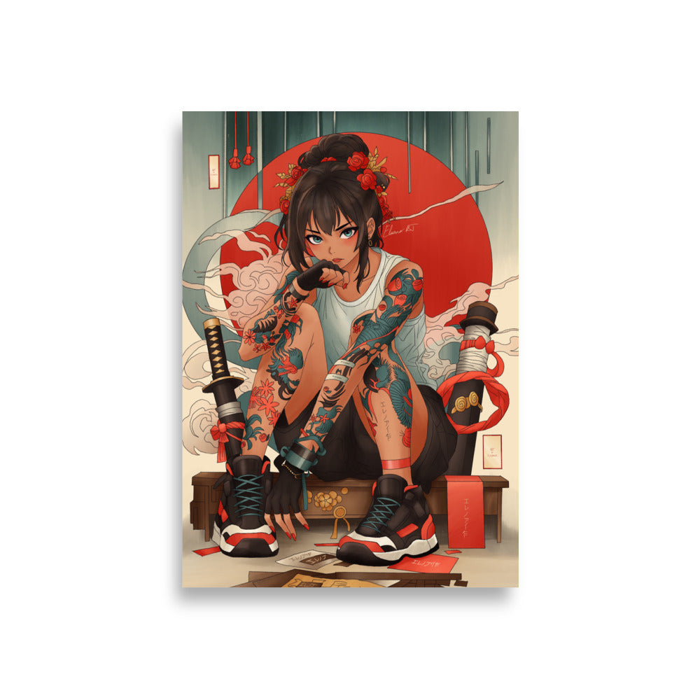 Framed Anime Character Print | Manga Wall Art