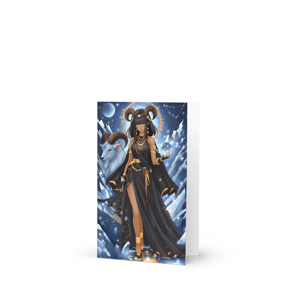 Illustrated Manga Greeting Cards | Anime Art Portraits | Blank Inside