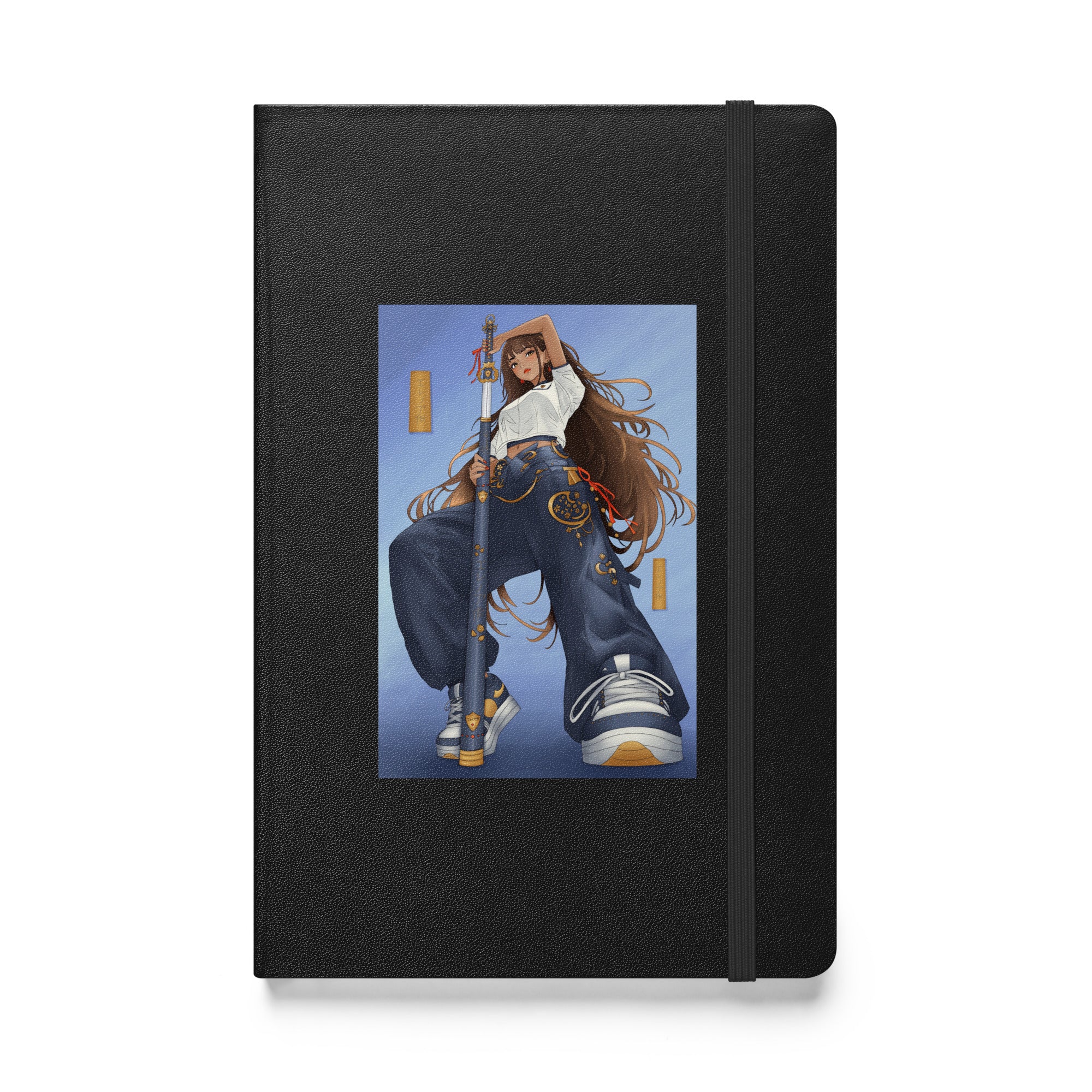 Manga Character Notebook | Hand Illustrated Journal | Anime Character Art