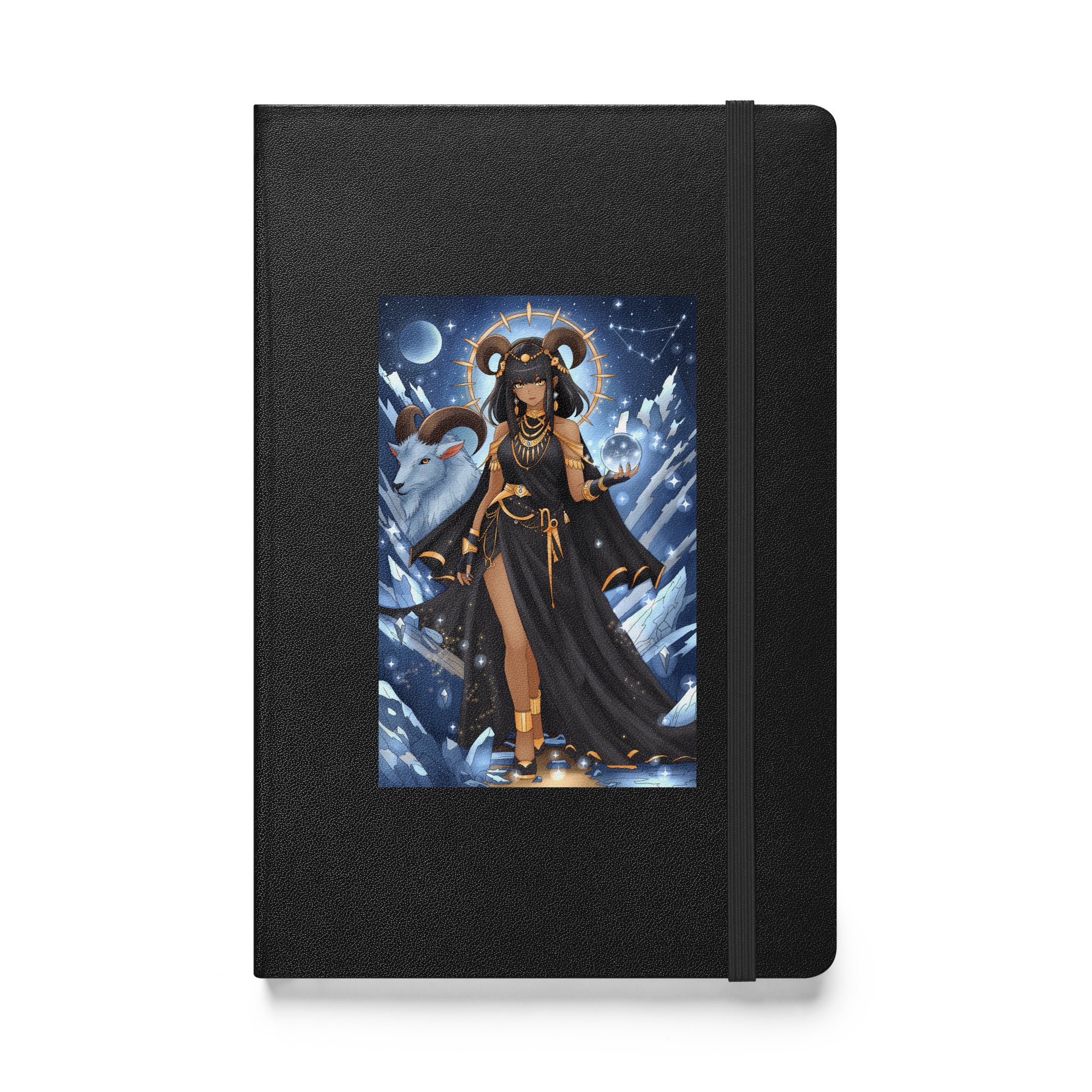 Astrology Manga Notebook | Hand Illustrated Journal | Zodiac Anime Character Art