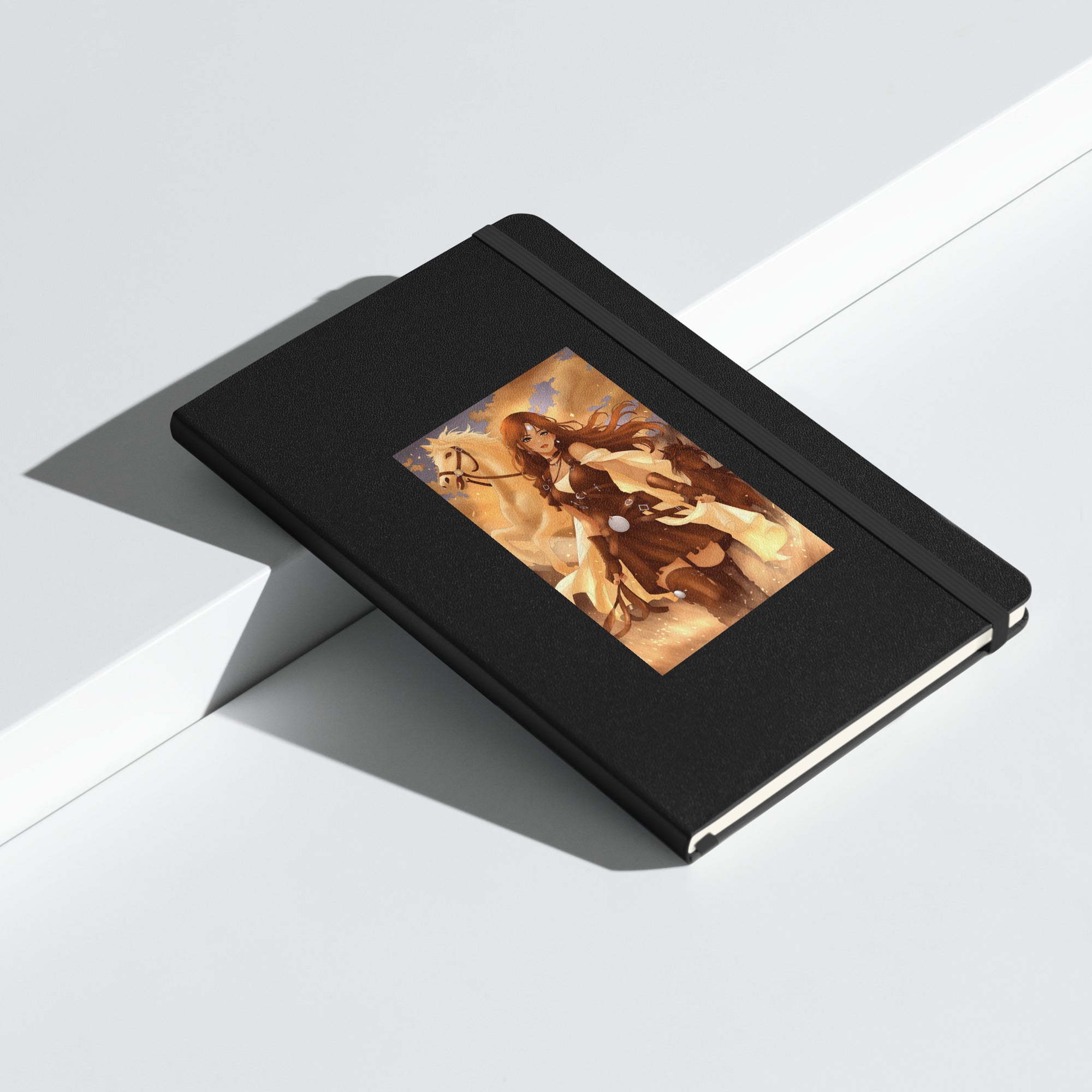 Lunar New Year Manga Notebook | Hand Illustrated Journal | Anime Character Art | Year of the Horse, Tiger