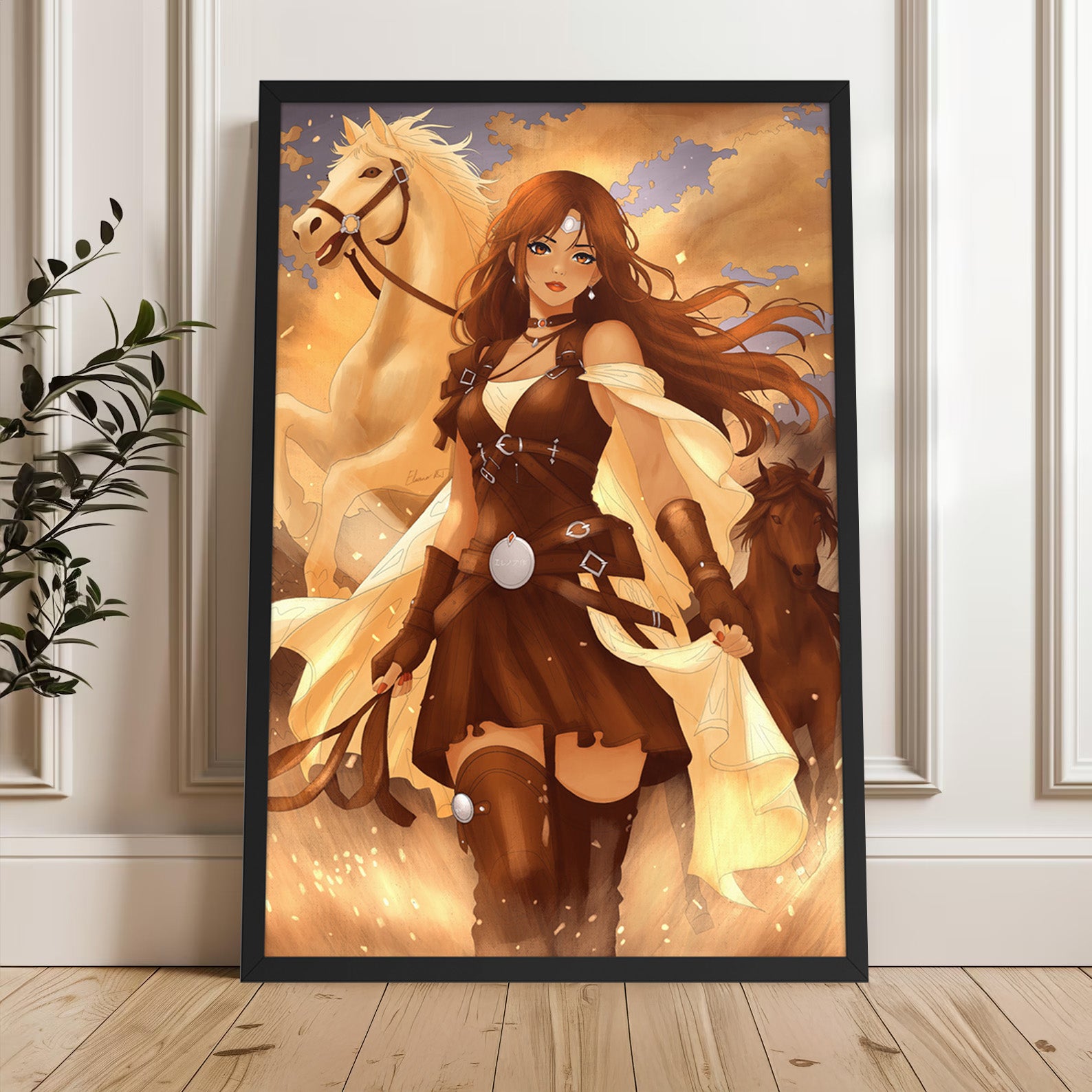 Anime Character Framed Art Prints | Manga Wall Art | Artwork A5-A1