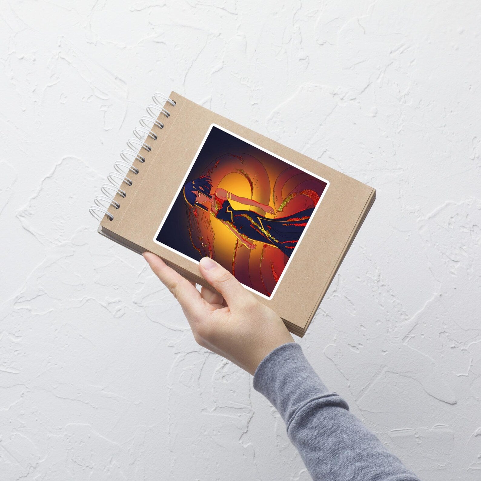 Anime Character Zodiac Sticker | Taurus, Capricorn, Virgo, Pisces, Tiger, Snake Manga Art