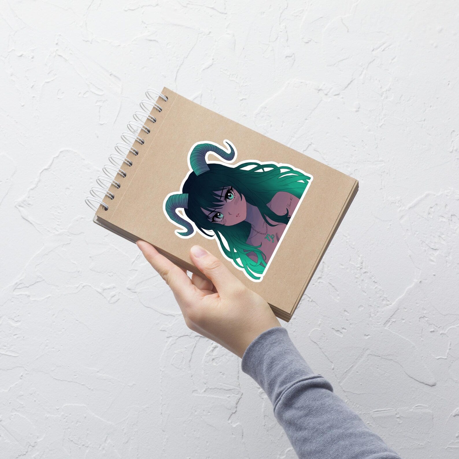 Anime Character Zodiac Sticker | Taurus, Capricorn, Virgo, Pisces, Tiger, Snake Manga Art