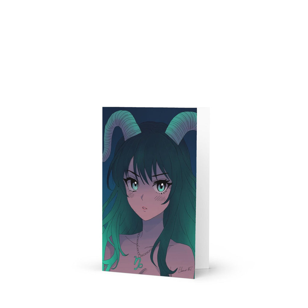 Illustrated Manga Zodiac Greeting Cards | Anime Art Portraits | Blank Inside
