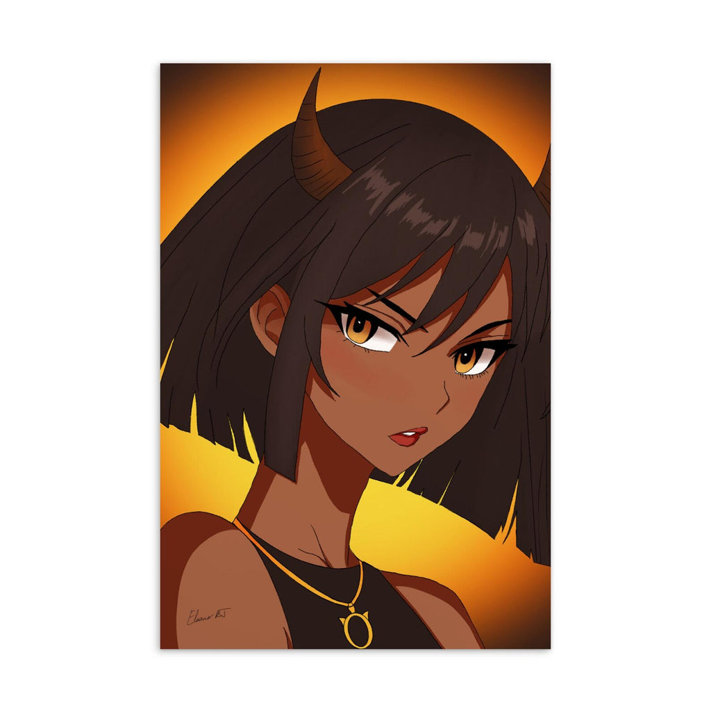 Illustrated Manga Zodiac Postcards | Anime Art Portraits | Blank Inside