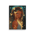 Framed Virgo Anime Print | Manga Zodiac Astrology Wall Art