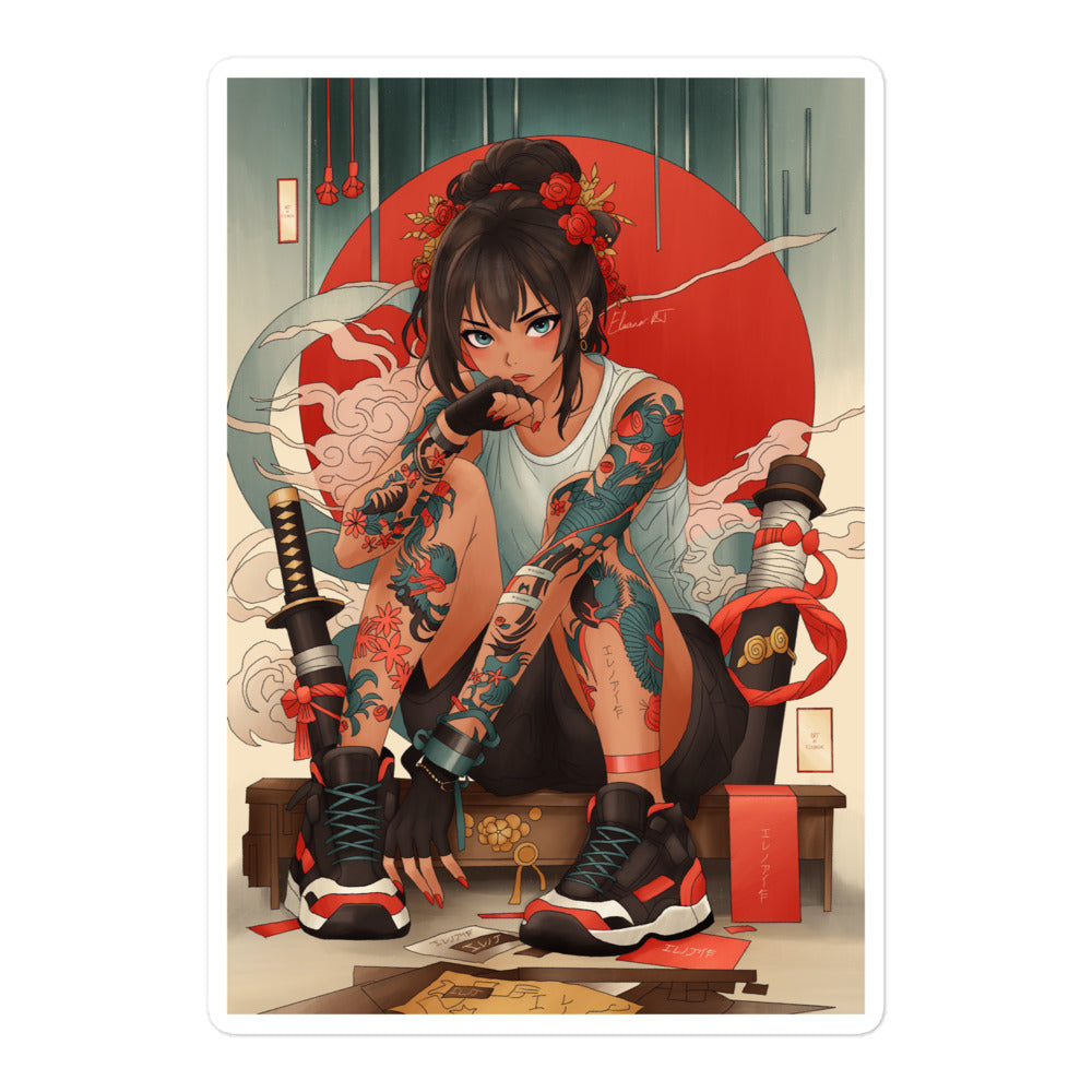 Manga Character Stickers | Anime Art Sticker