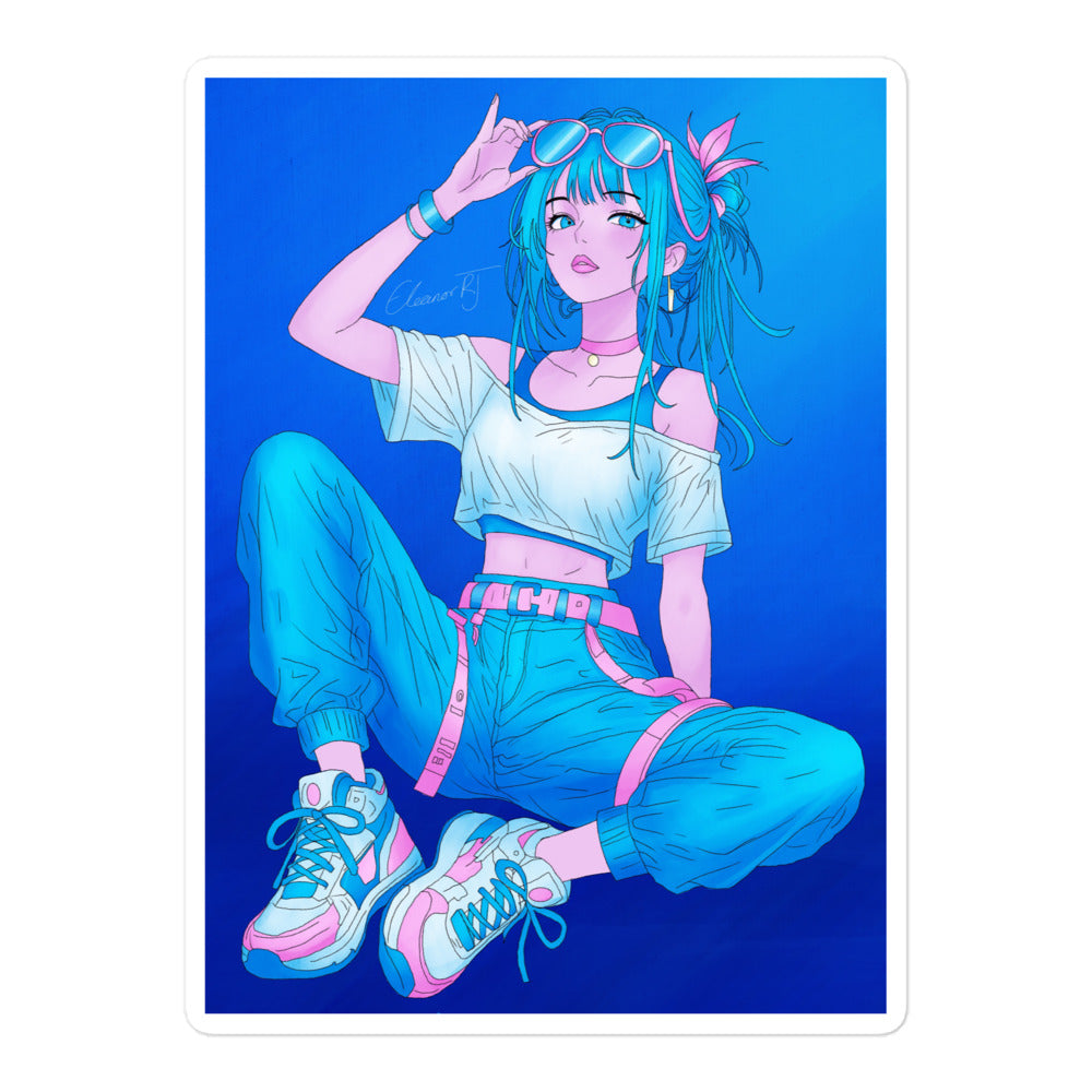 Manga Character Stickers | Anime Art Sticker
