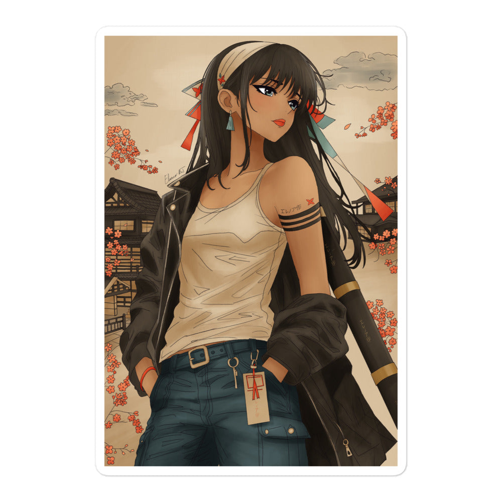 Manga Character Stickers | Anime Art Sticker