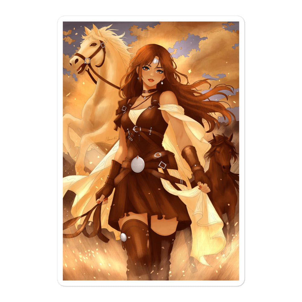 Manga Character Stickers | Anime Art Sticker
