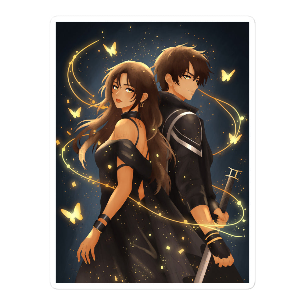 Manga Character Stickers | Anime Art Sticker