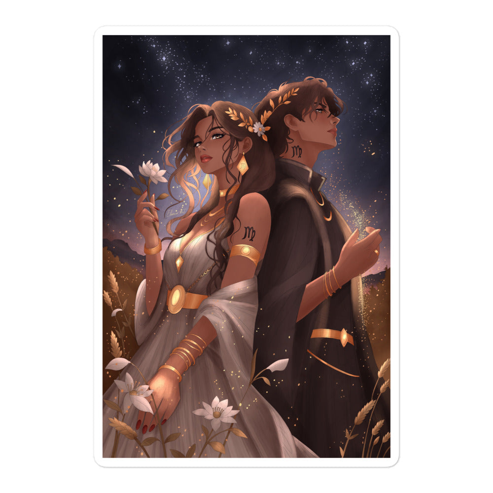 Manga Character Stickers | Anime Art Sticker