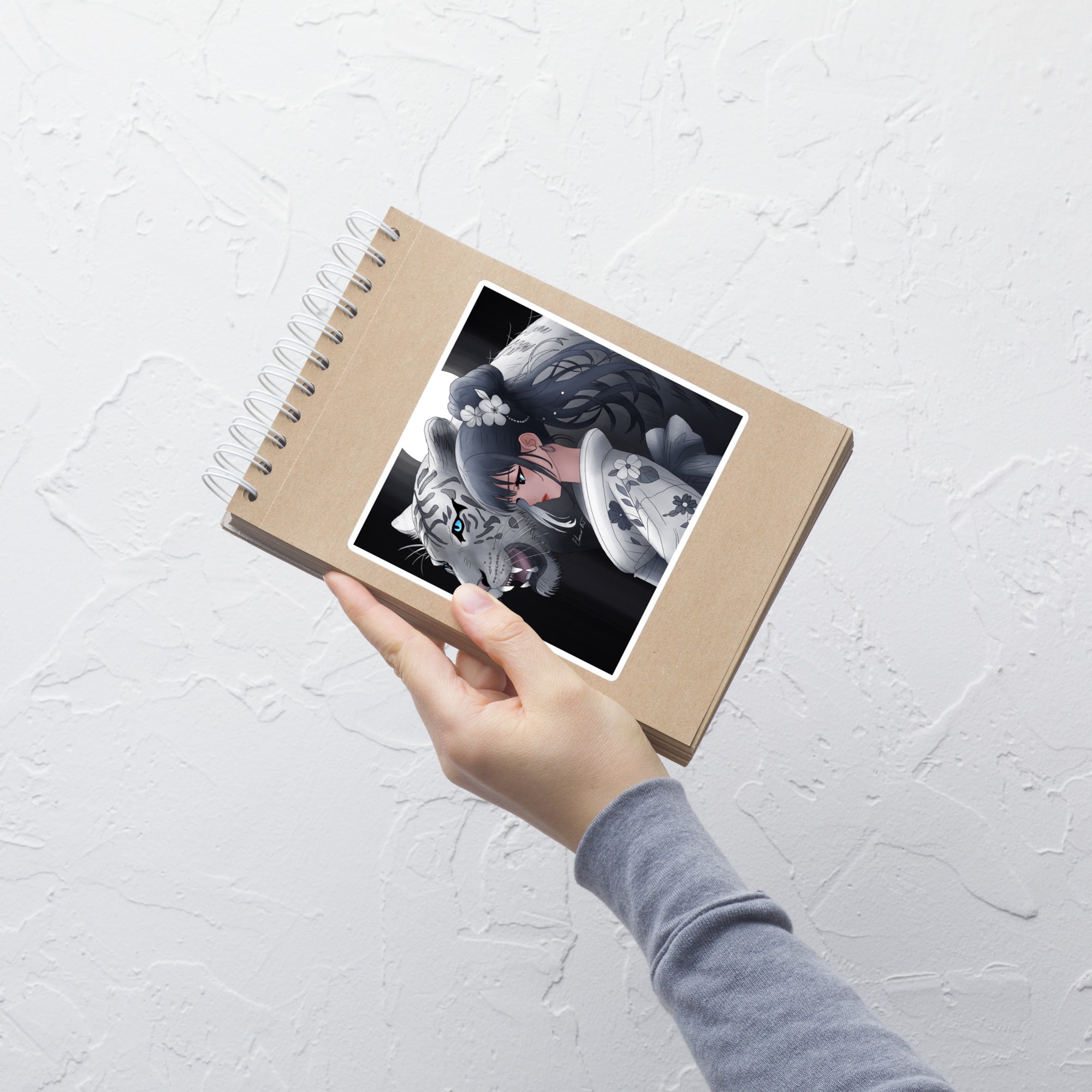 Anime Character Zodiac Sticker | Taurus, Capricorn, Virgo, Pisces, Tiger, Snake Manga Art