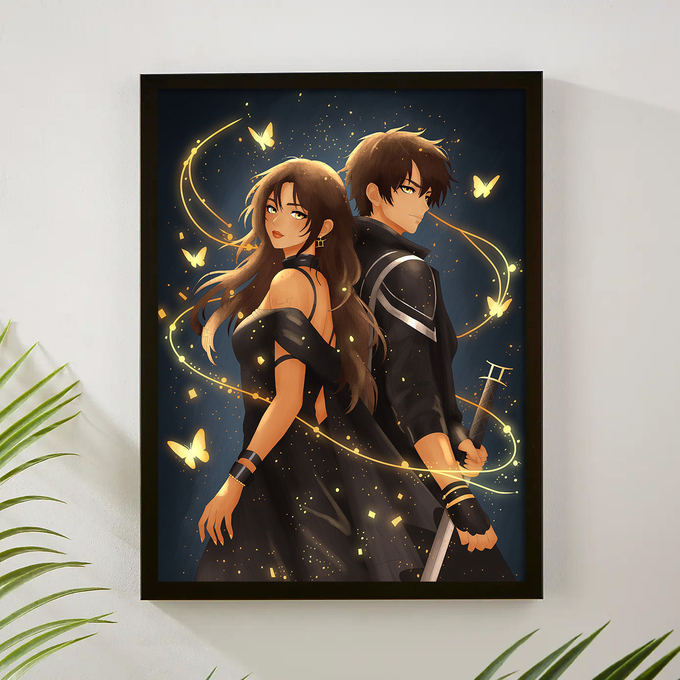 Anime Character Framed Art Prints | Manga Wall Art | Artwork A5-A1