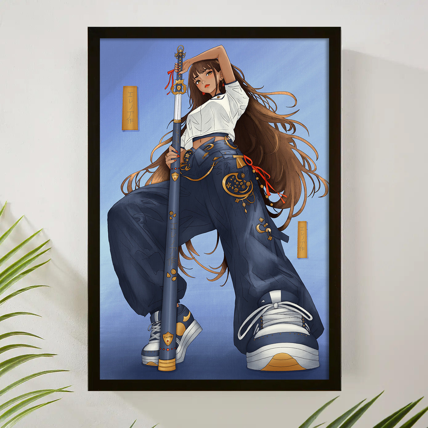 Anime Character Framed Art Prints | Manga Wall Art | Artwork A5-A1