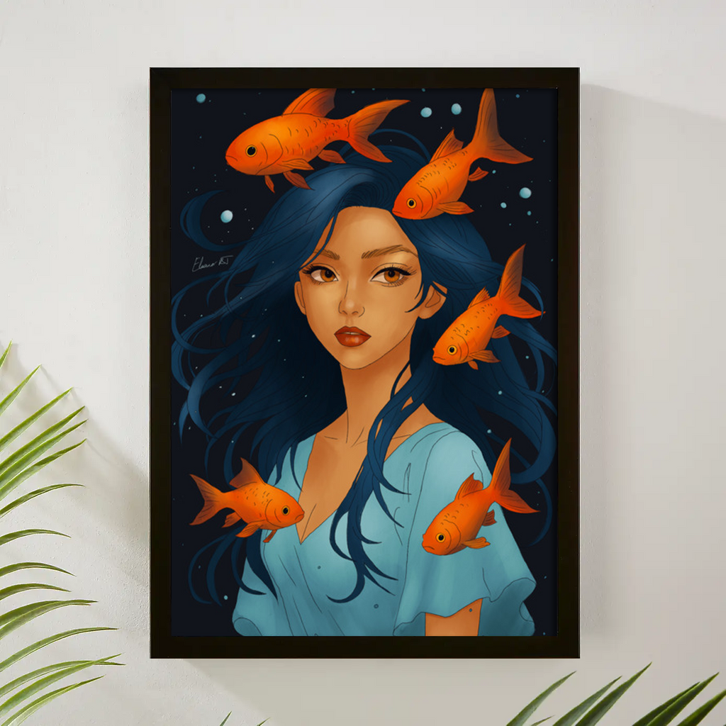Anime Character Framed Art Prints | Manga Wall Art | Artwork A5-A1