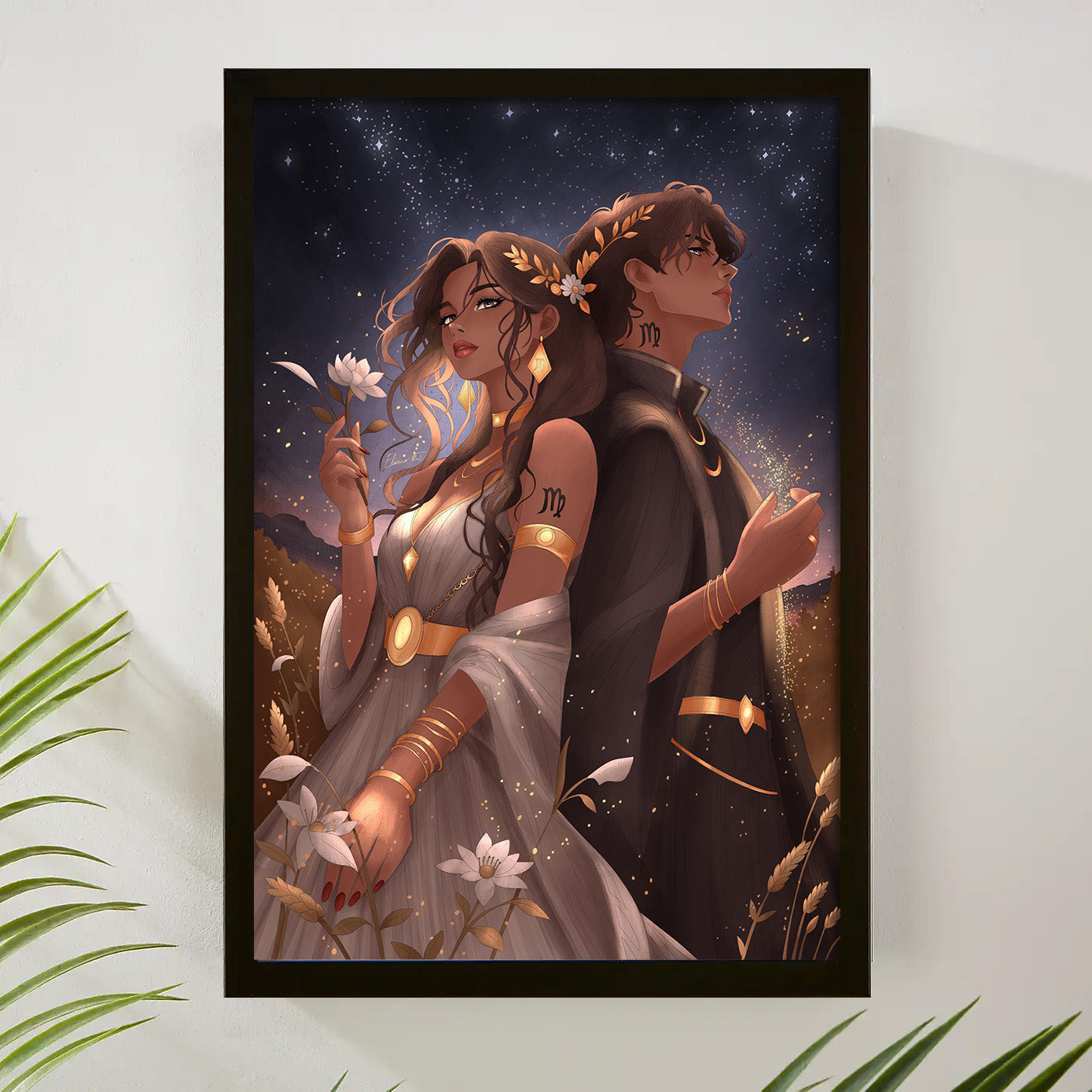 Anime Character Framed Art Prints | Manga Wall Art | Artwork A5-A1