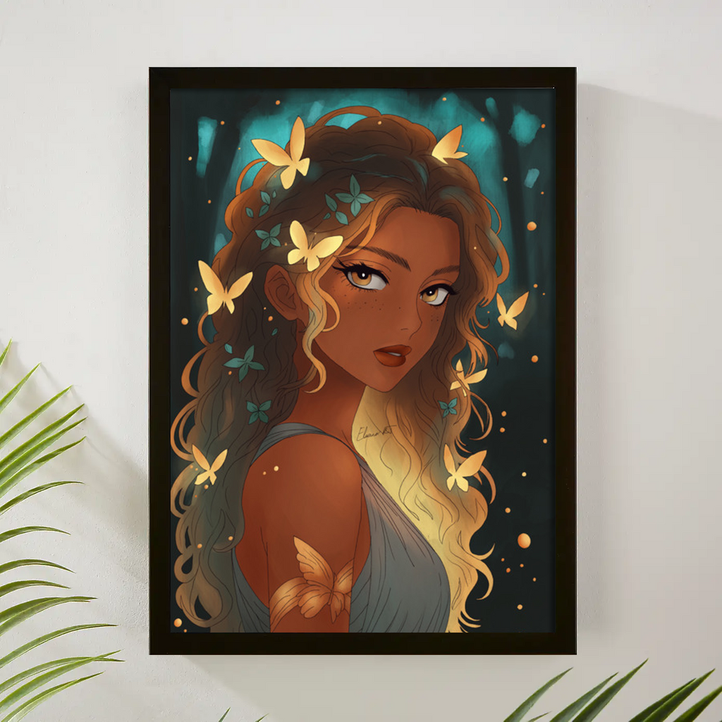 Anime Character Framed Art Prints | Manga Wall Art | Artwork A5-A1