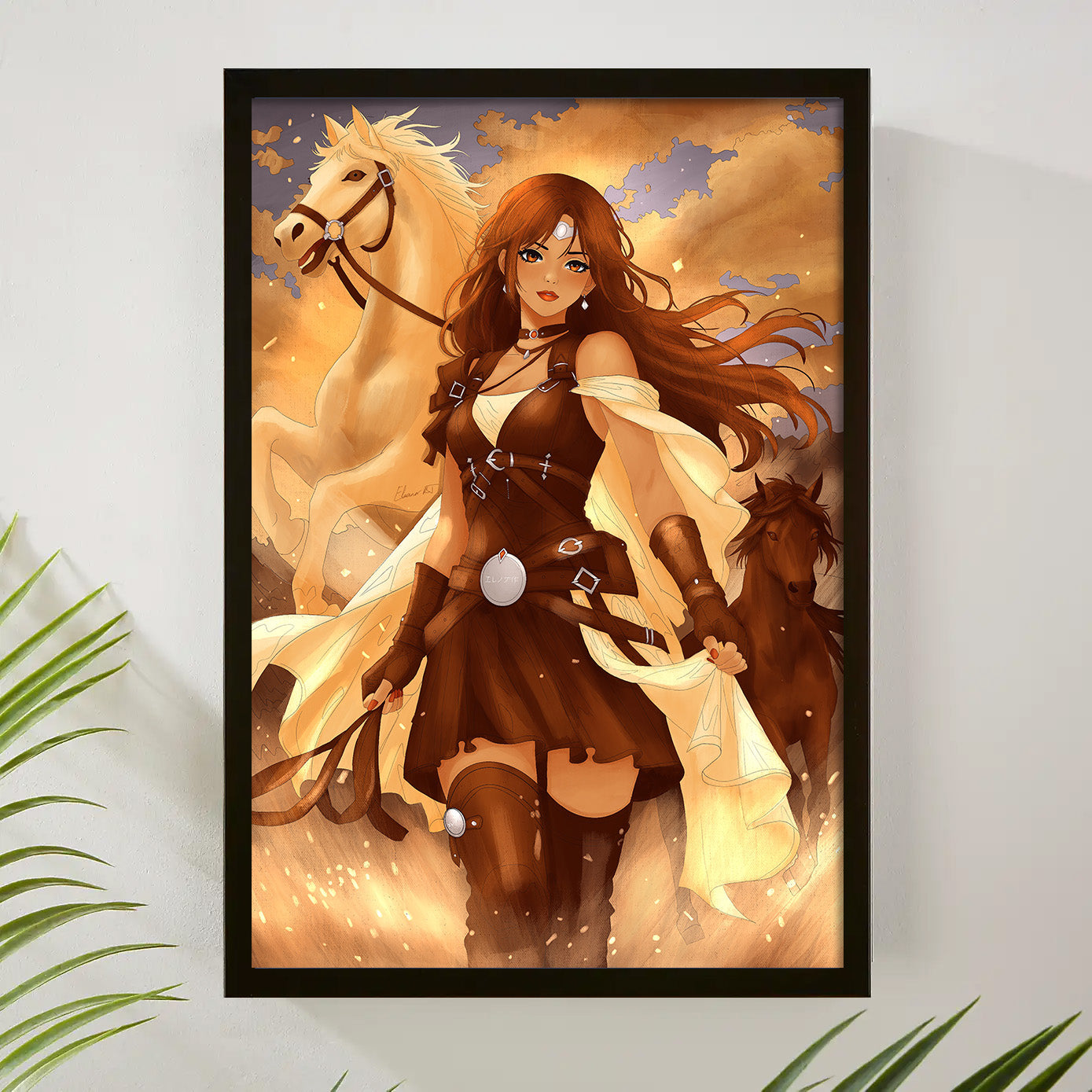 Anime Character Framed Art Prints | Manga Wall Art | Artwork A5-A1