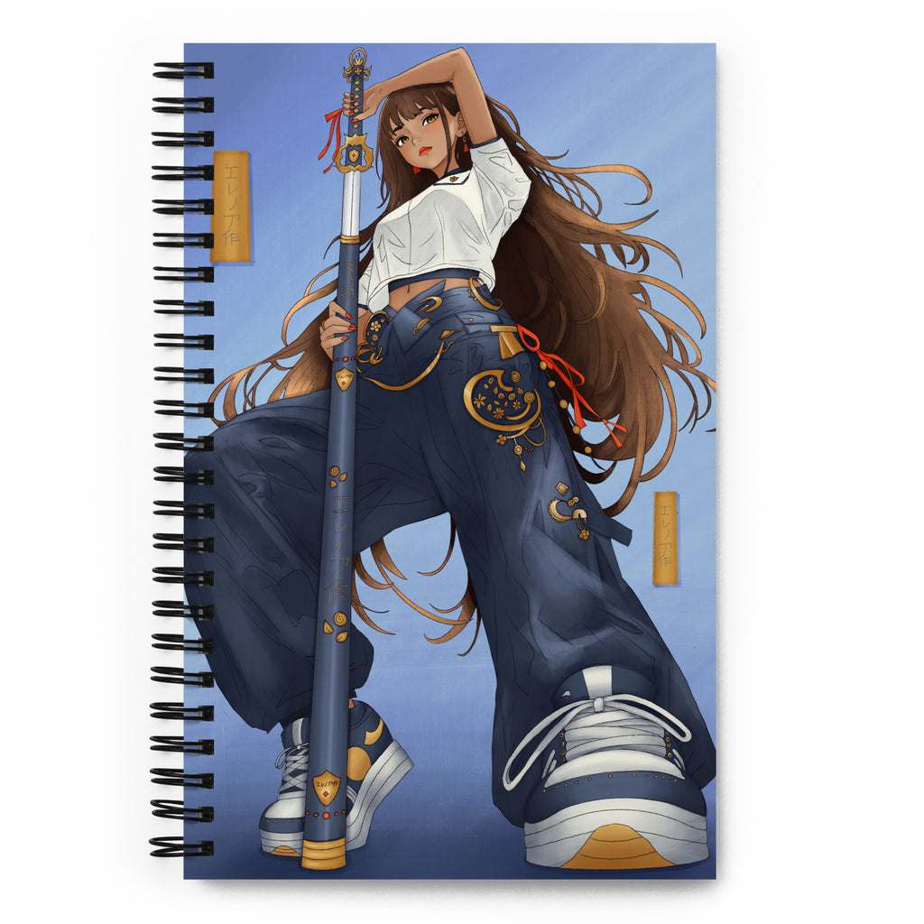 Manga Character Notebook | Hand Illustrated Journal | Anime Character Art