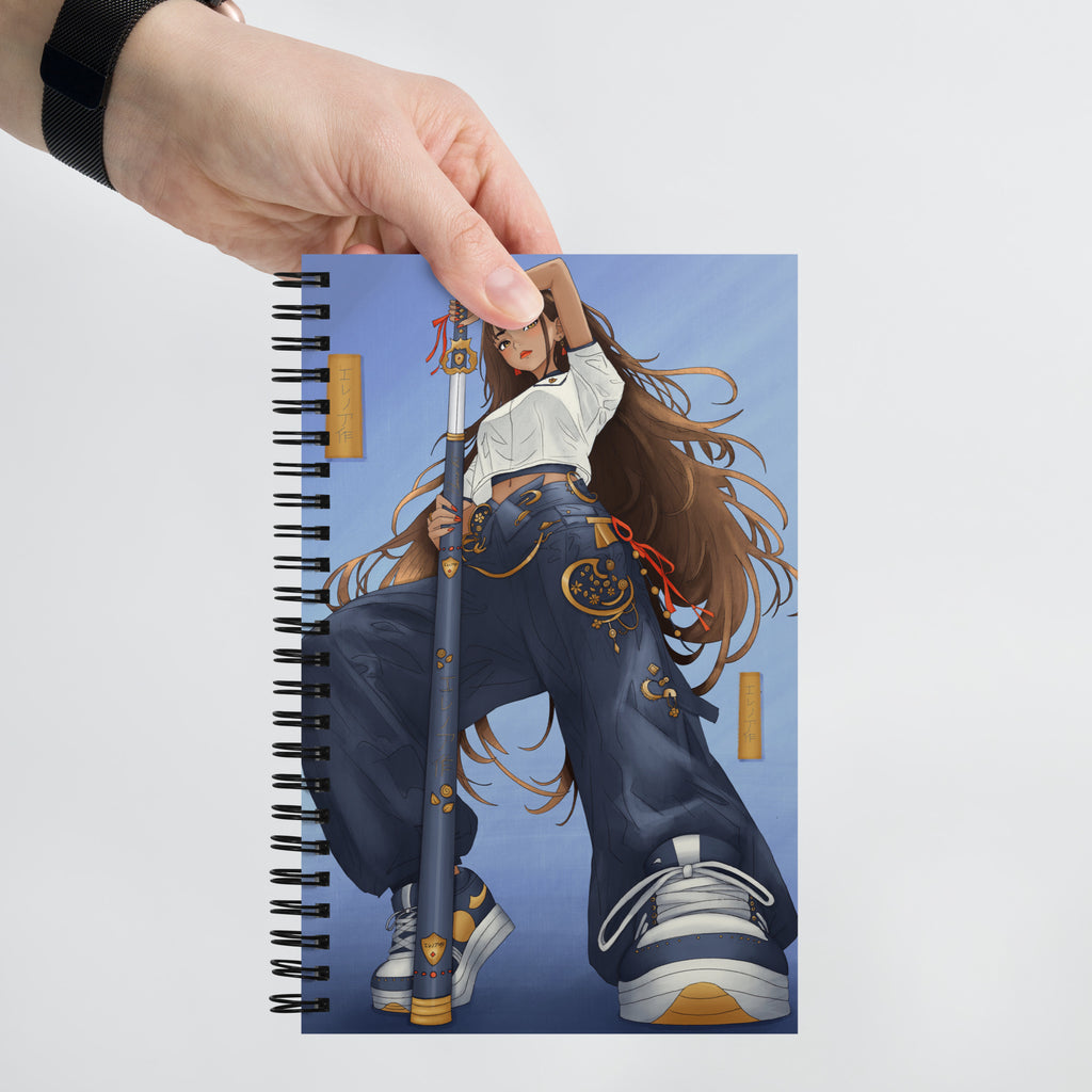 Manga Character Notebook | Hand Illustrated Journal | Anime Character Art