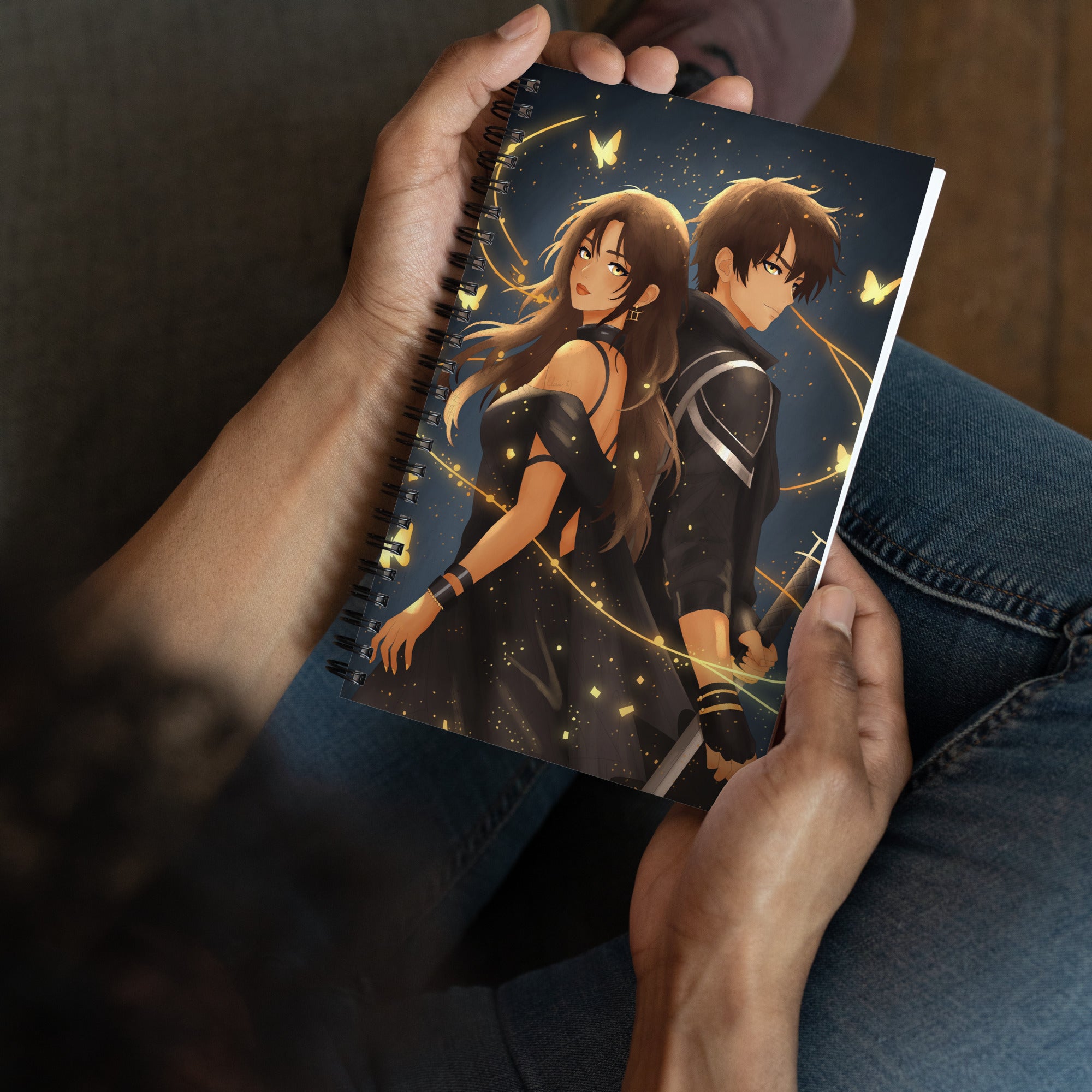 Astrology Manga Notebook | Hand Illustrated Journal | Zodiac Anime Character Art