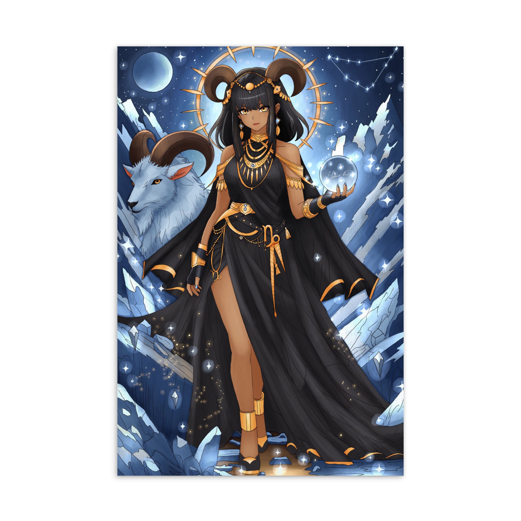 Illustrated Manga Character Postcards | Anime Art Portraits | Blank Inside